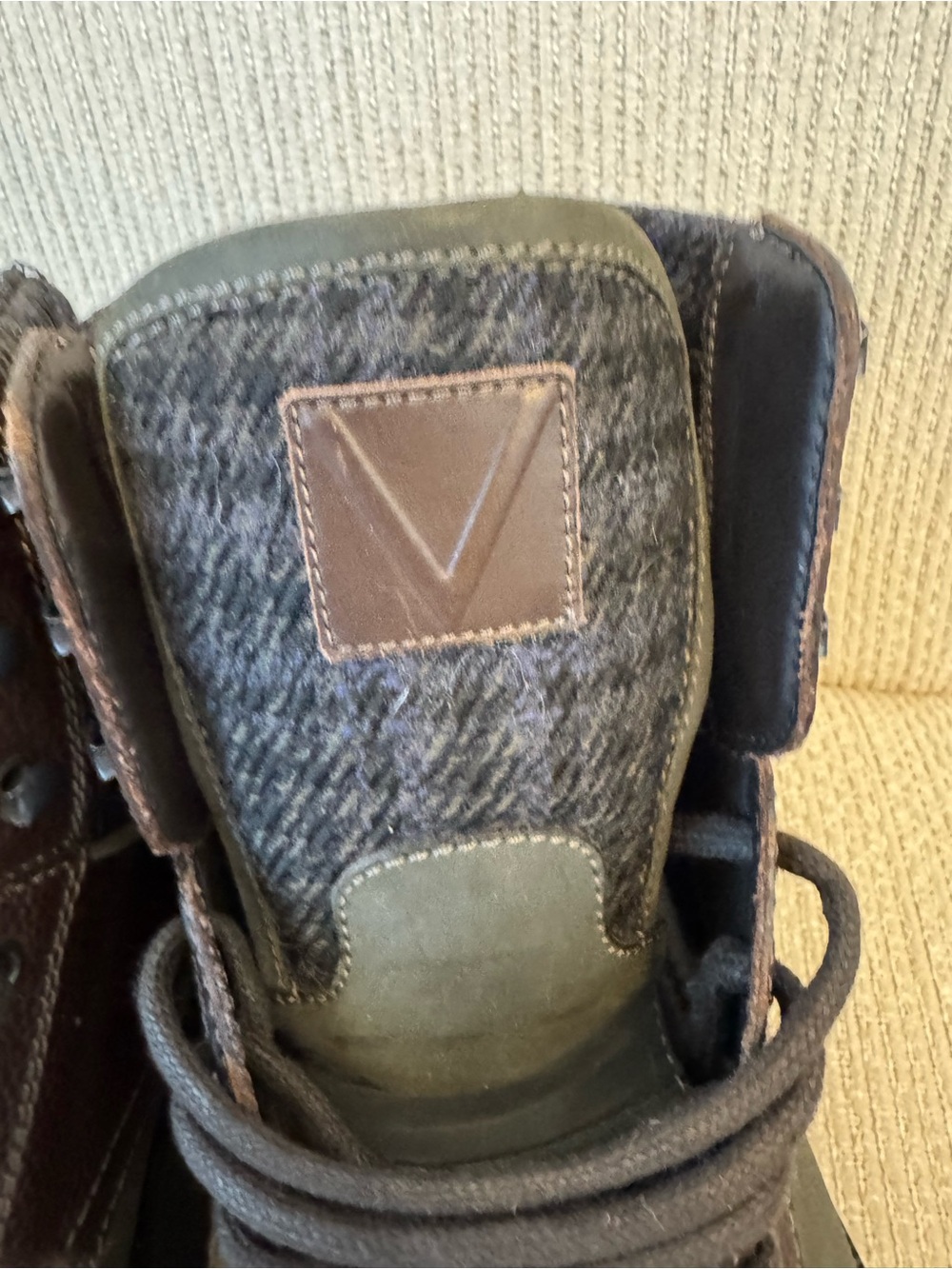 Louis Vuitton Men’s Groundbreaking Ankle Boots — Olive Green & Brown - Picture 8 of 12